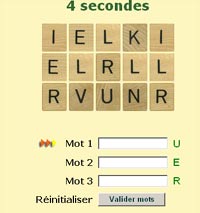 Defiword jeu de lettres